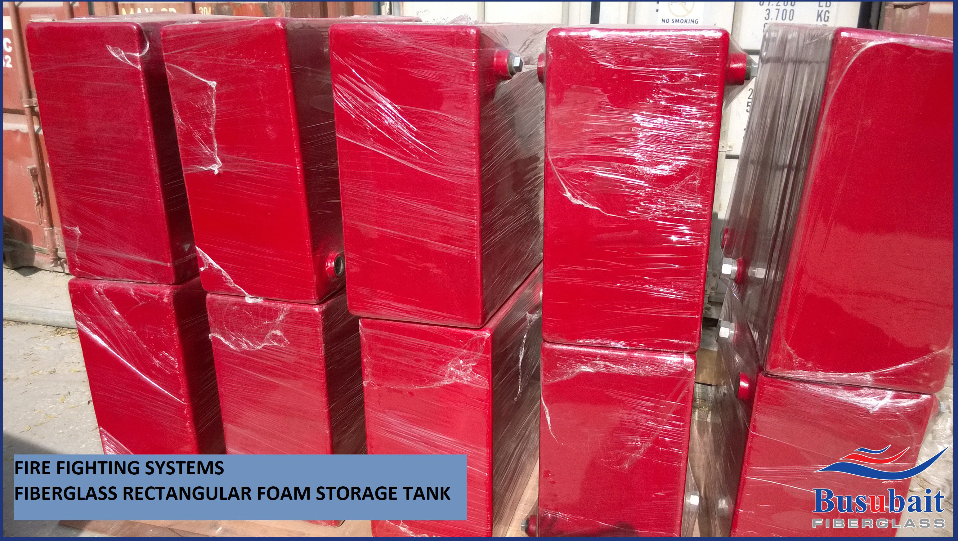 Fiberglass Rectangular Foam Storage Tank