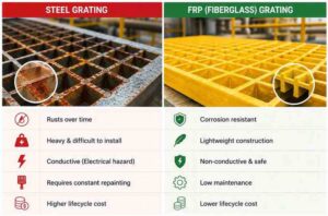 FRP-vs-Steel-grating