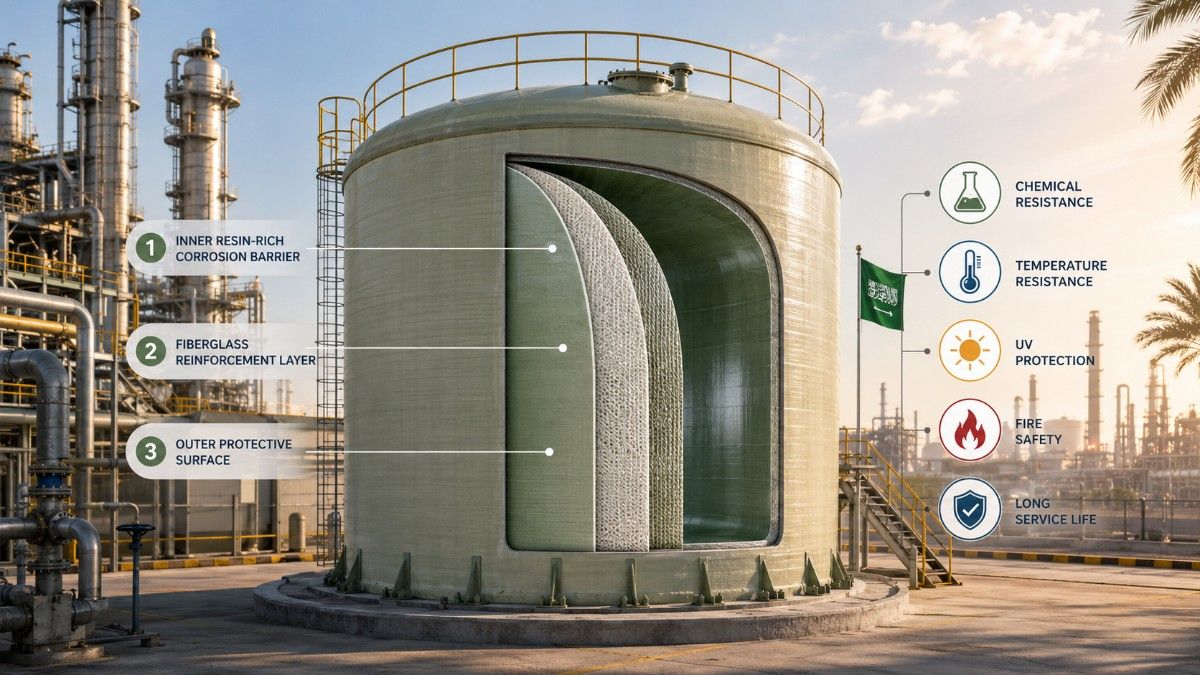 Industraial-plant-with-chemical-storage-tank