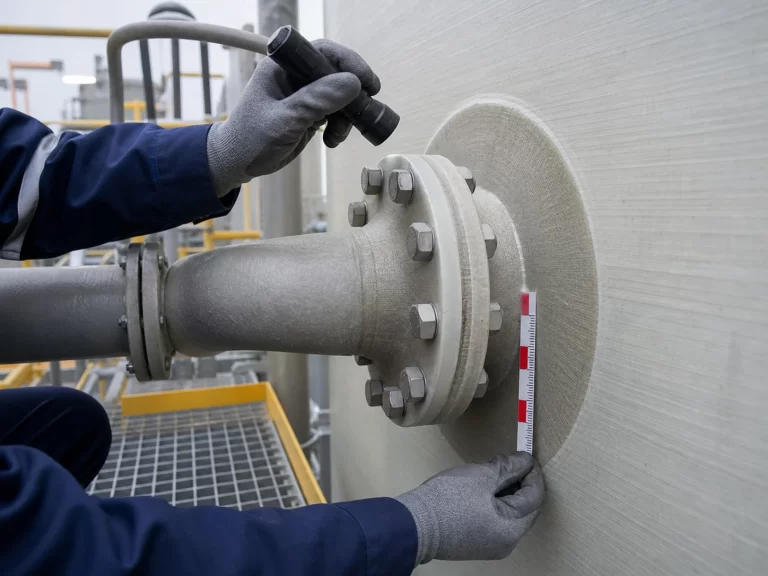 frp-tank-nozzle-flange-inspection